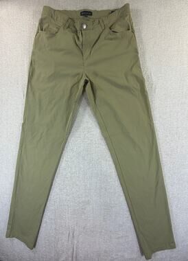 American Tall Men's Khaki 34x38 Tapered Leg 5 Pocket Stretch Lightweight Pants